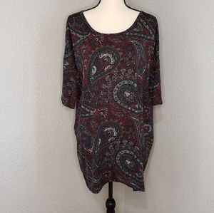 NWOT Lularoe Paisley Print Irma XL